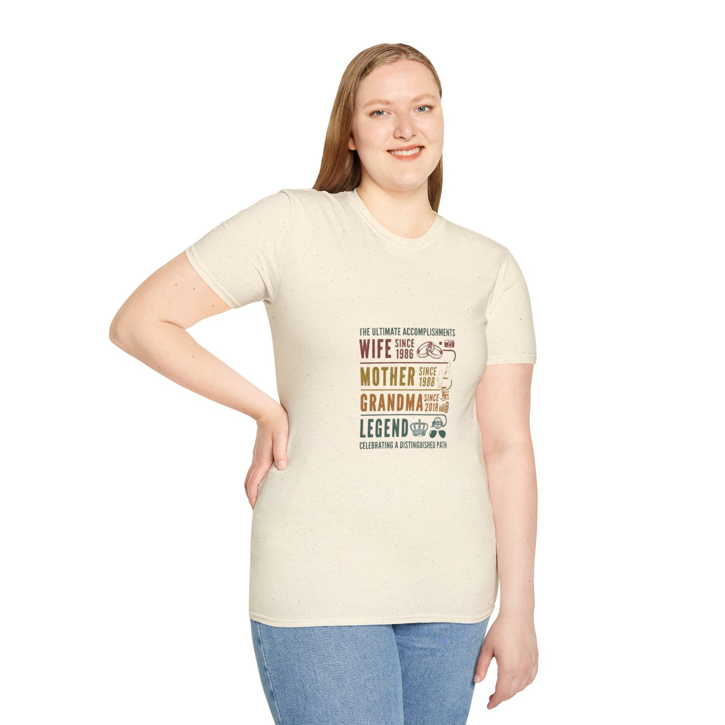 Wife Mother Grandma Legend T-Shirt – Funny Multigenerational Family Tee I Graphic Tee