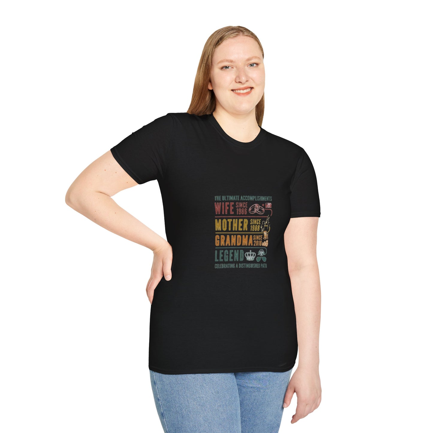 Wife Mother Grandma Legend T-Shirt – Funny Multigenerational Family Tee I Graphic Tee