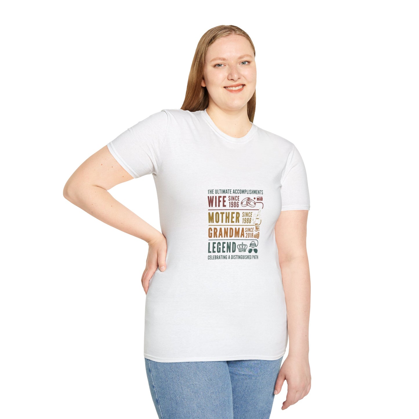 Wife Mother Grandma Legend T-Shirt – Funny Multigenerational Family Tee I Graphic Tee