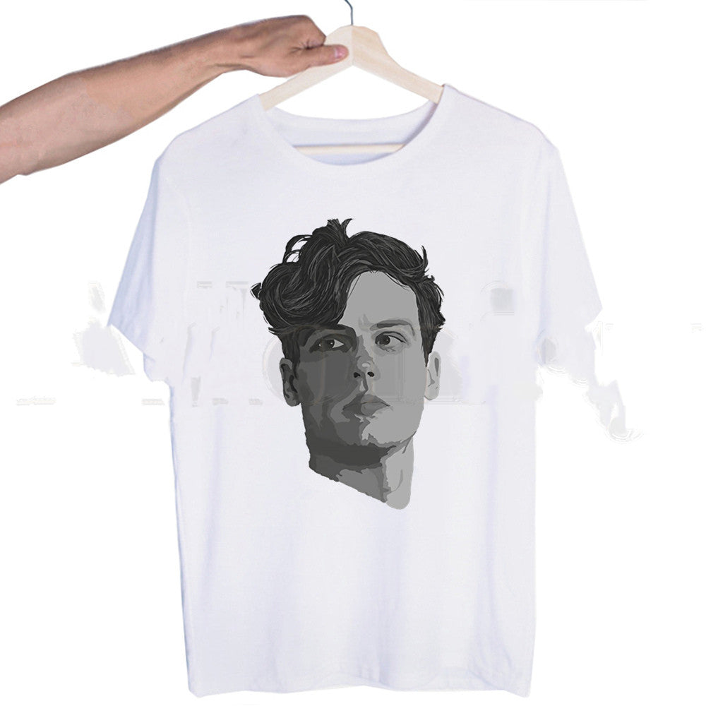 High Street Loose  Men's And Women's Short Sleeve T-Shirts
