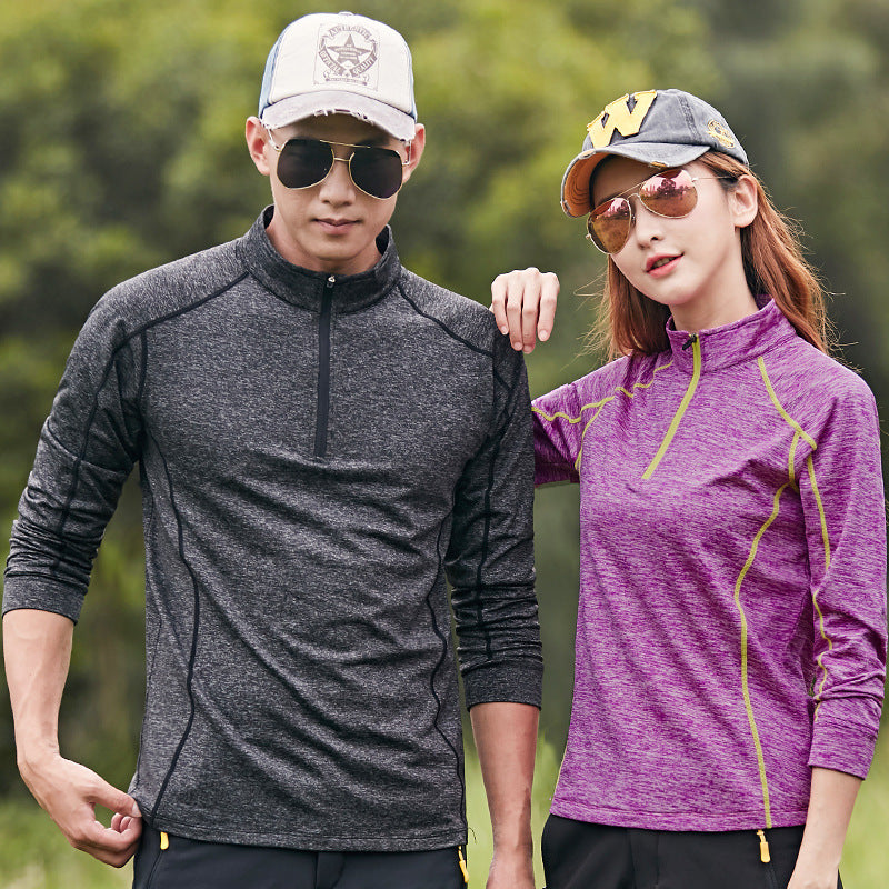 Couple warm yoga clothes