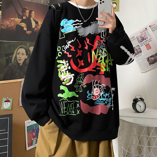 Round Neck Sweatshirts Men'S Clothing Sweatshirts 