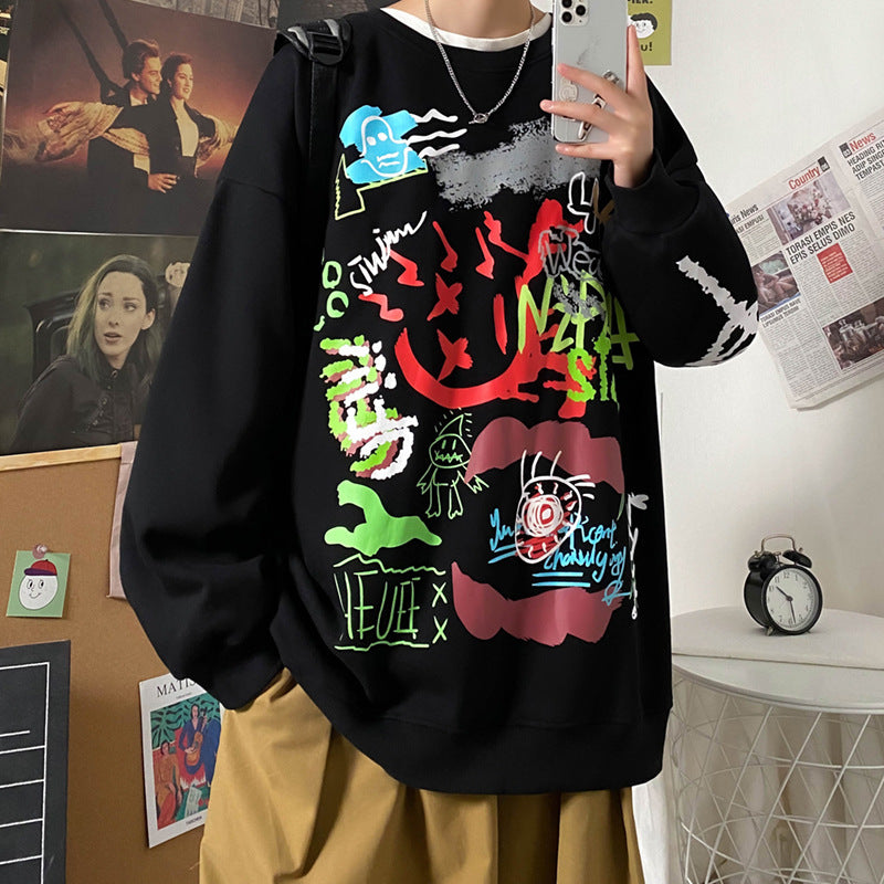 Round Neck Sweatshirts Men'S Clothing Sweatshirts 