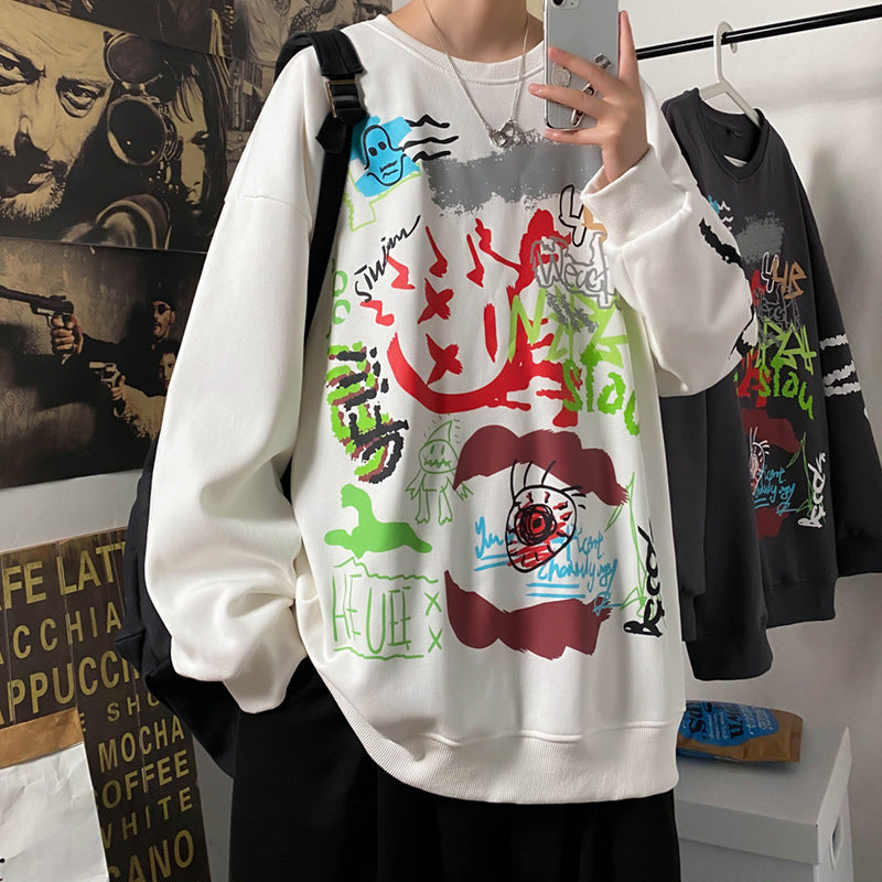 Round Neck Sweatshirts Men'S Clothing Sweatshirts 