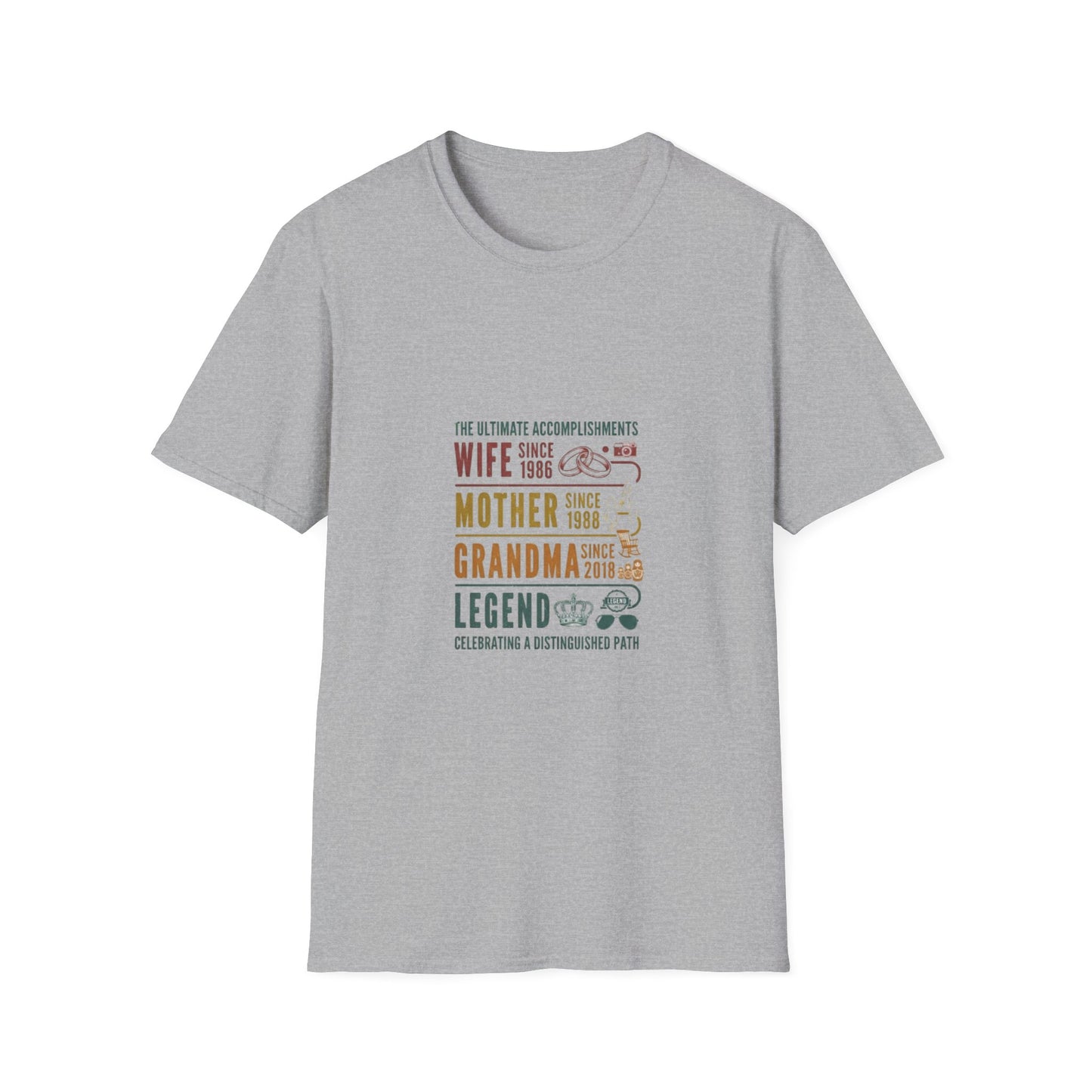 Wife Mother Grandma Legend T-Shirt – Funny Multigenerational Family Tee I Graphic Tee