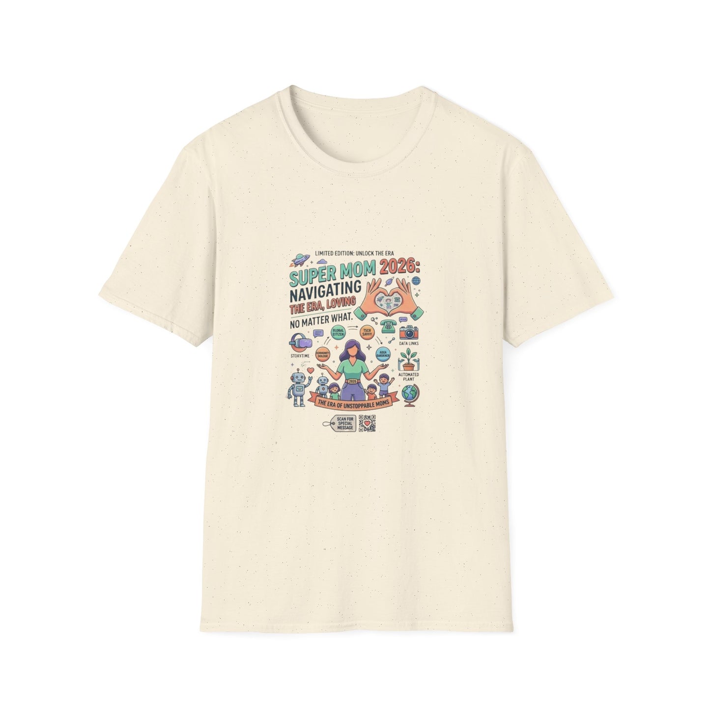 Super Mom 2026 T-Shirt - Navigating the Chaos Mom Life Graphic Tee