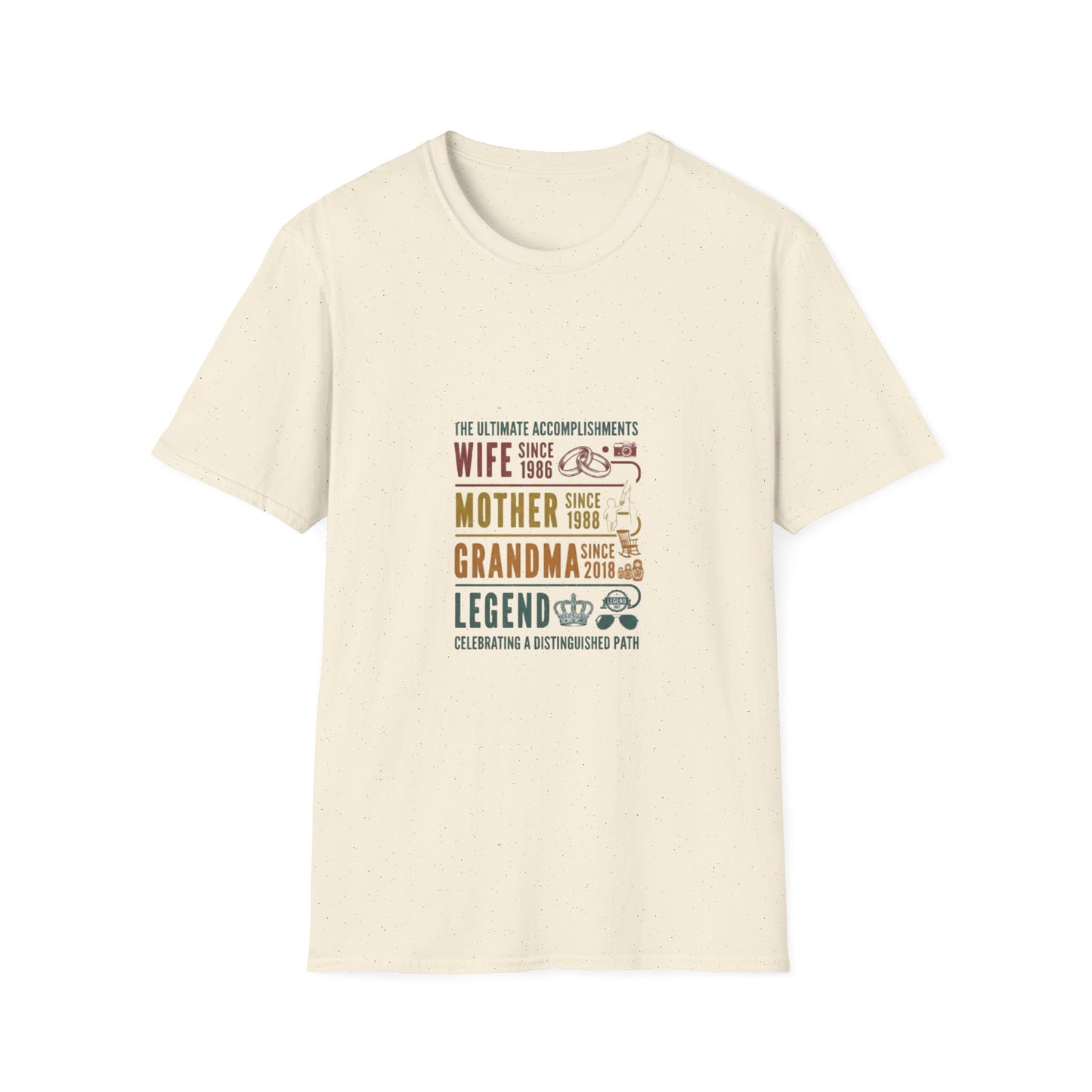 Wife Mother Grandma Legend T-Shirt – Funny Multigenerational Family Tee I Graphic Tee