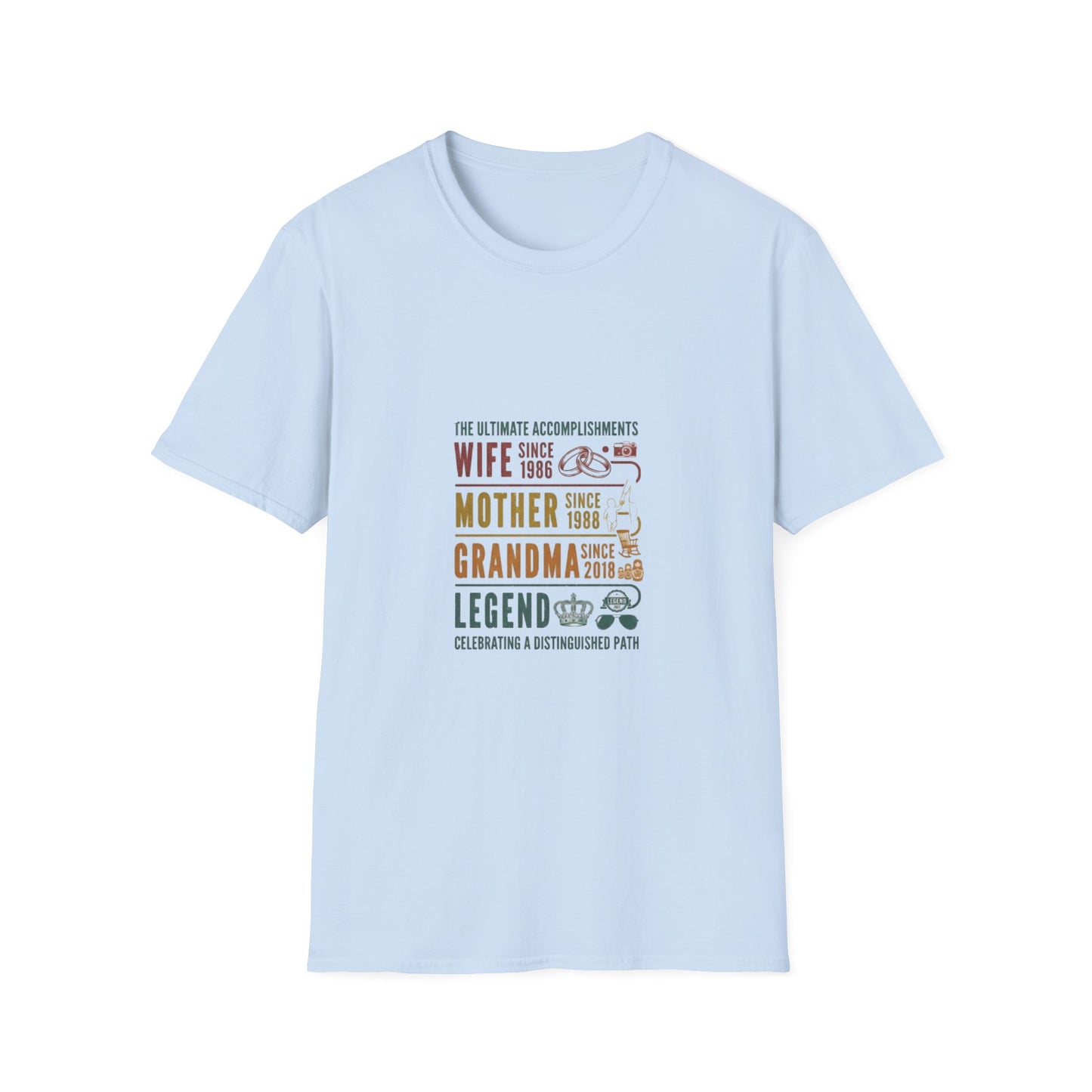 Wife Mother Grandma Legend T-Shirt – Funny Multigenerational Family Tee I Graphic Tee