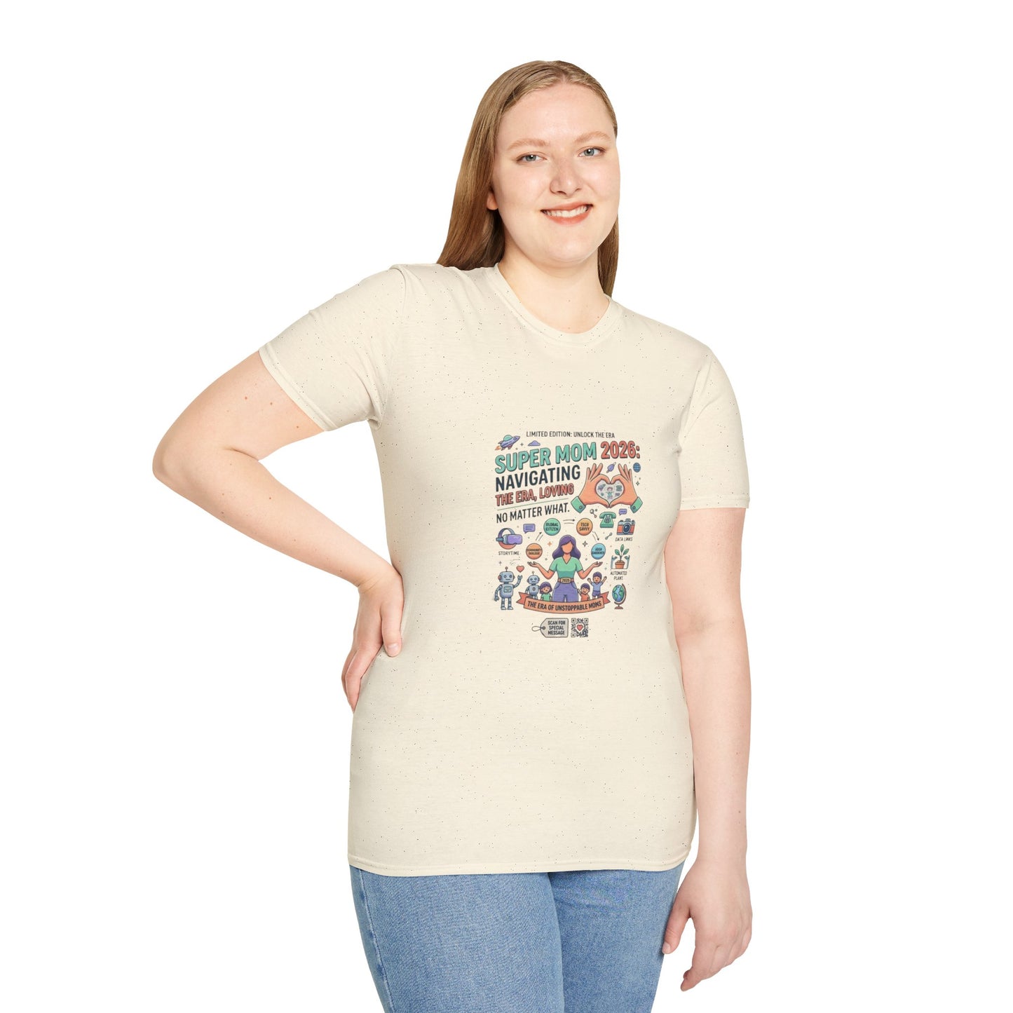 Super Mom 2026 T-Shirt - Navigating the Chaos Mom Life Graphic Tee