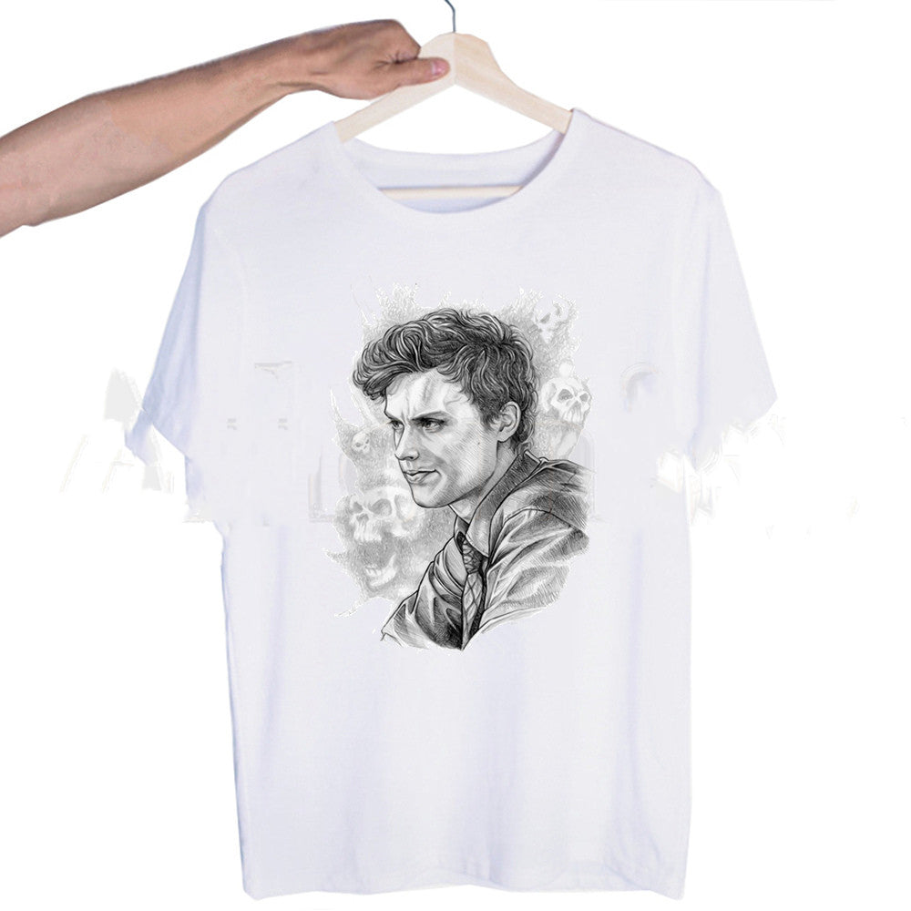 High Street Loose  Men's And Women's Short Sleeve T-Shirts
