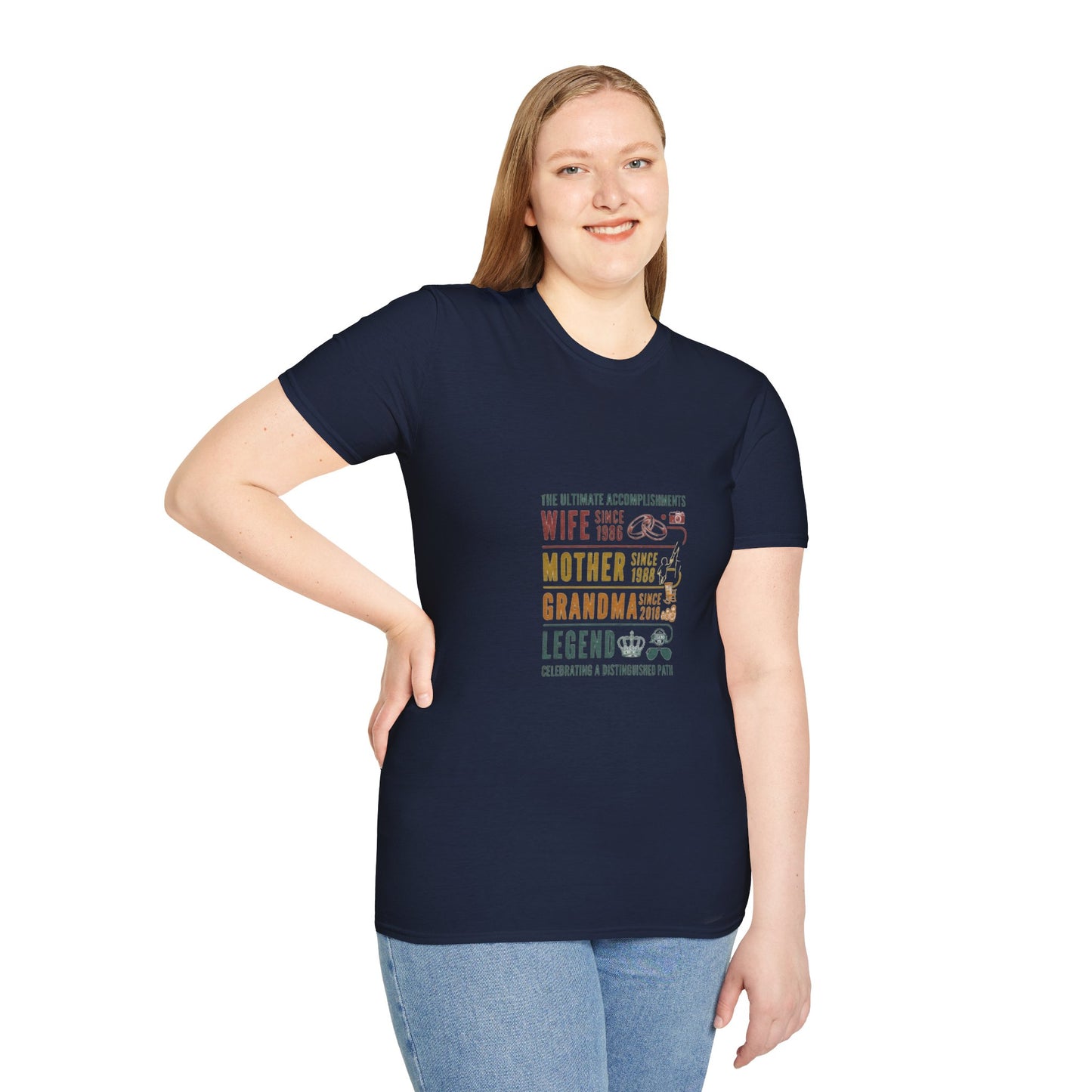 Wife Mother Grandma Legend T-Shirt – Funny Multigenerational Family Tee I Graphic Tee