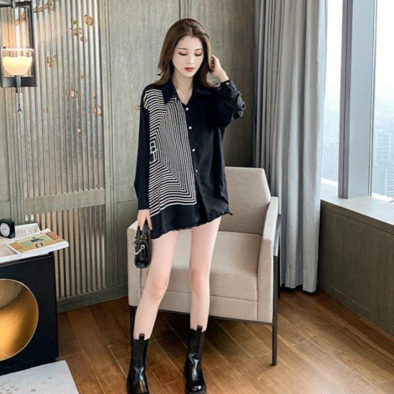 Irregular Design Sense Niche Girls Wear Shirts