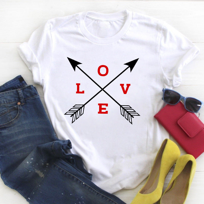 Couple Men's And Women's T-shirts