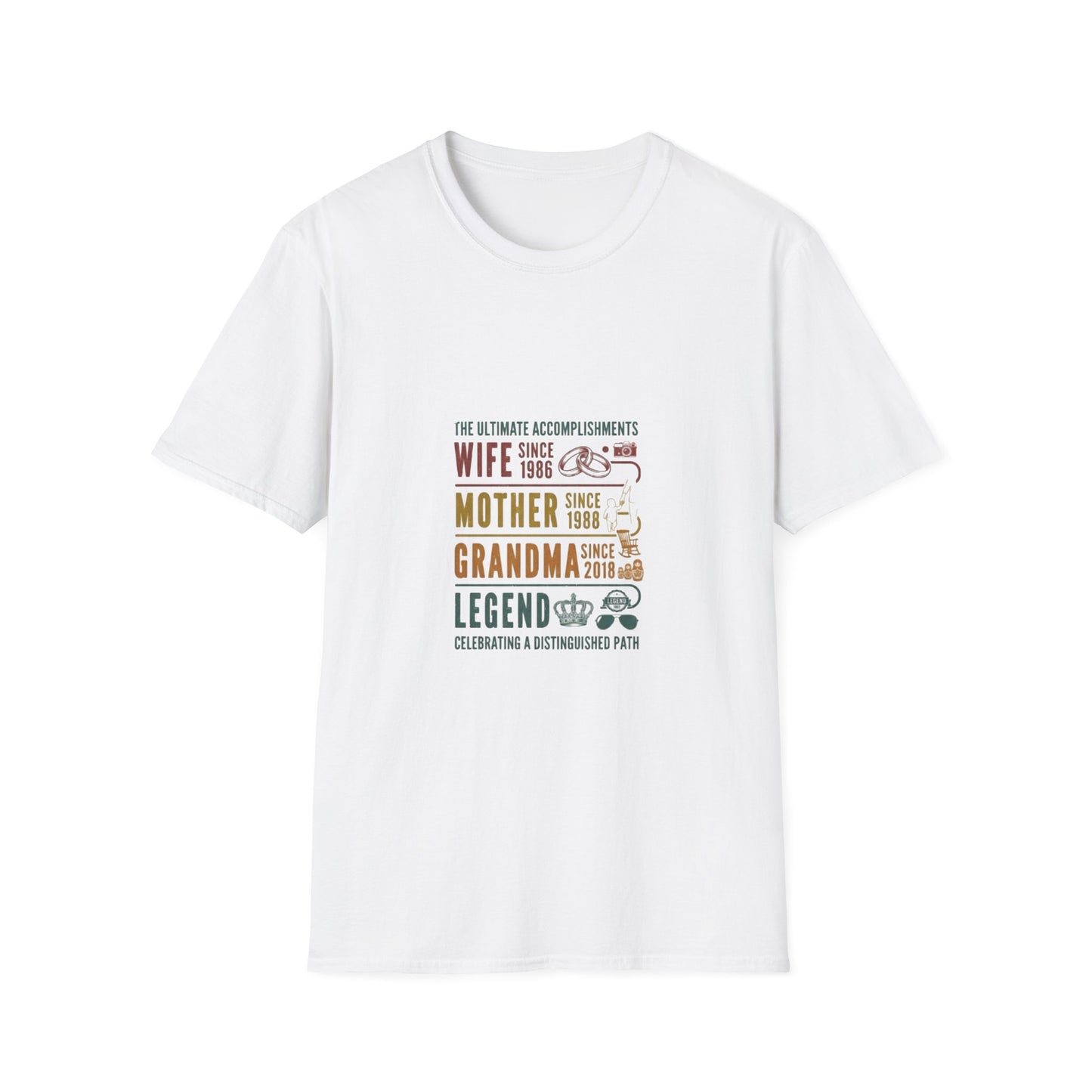 Wife Mother Grandma Legend T-Shirt – Funny Multigenerational Family Tee I Graphic Tee