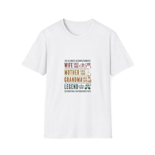 Wife Mother Grandma Legend T-Shirt – Funny Multigenerational Family Tee I Graphic Tee