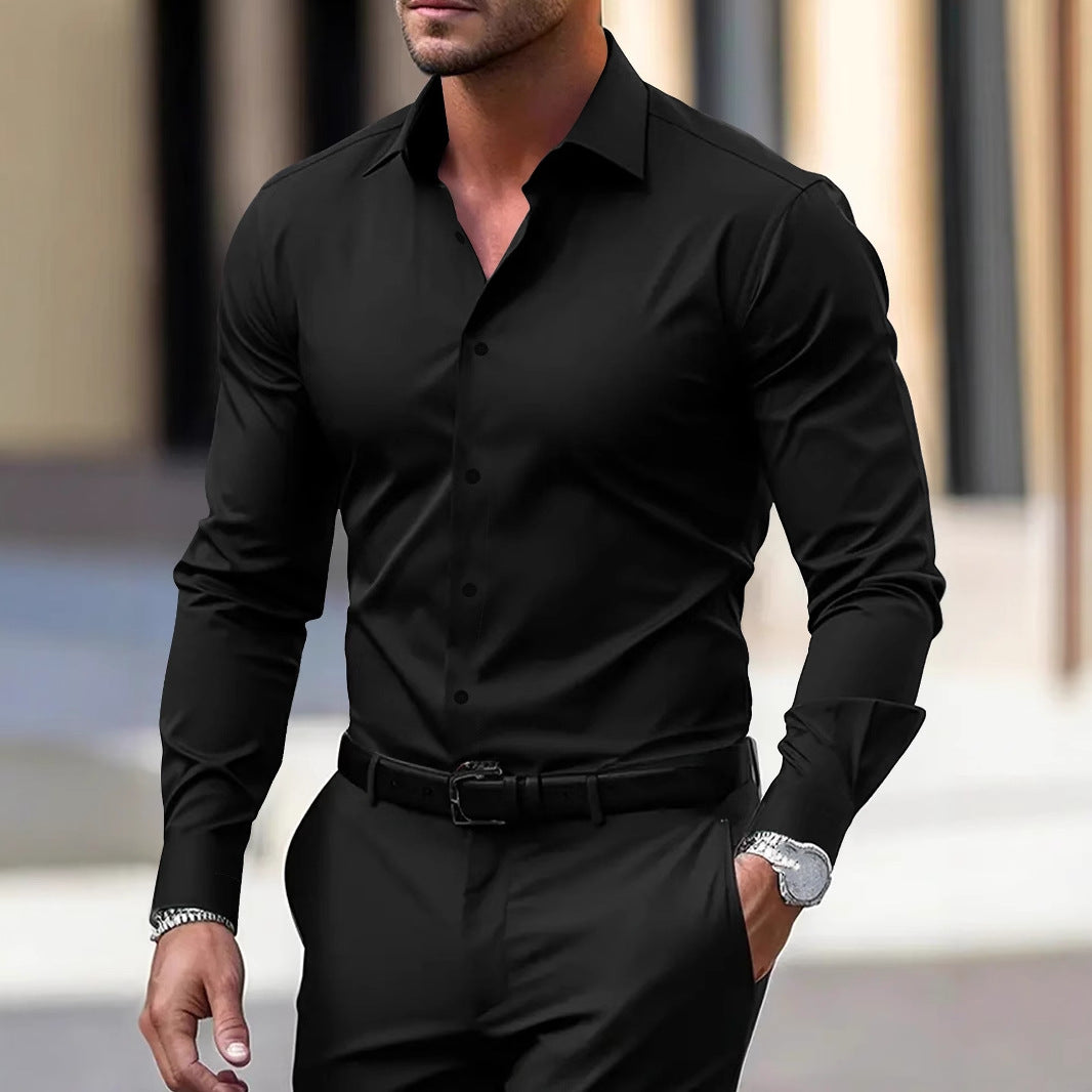 Men's Shirt Business Button Down Shirt