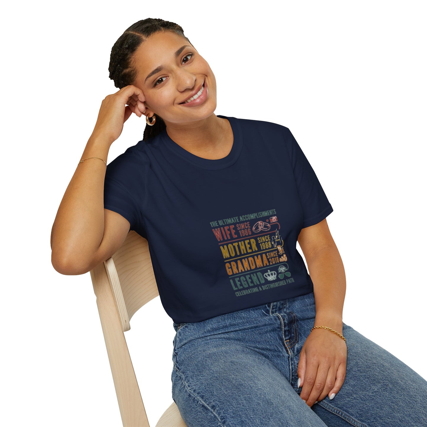Wife Mother Grandma Legend T-Shirt – Funny Multigenerational Family Tee I Graphic Tee
