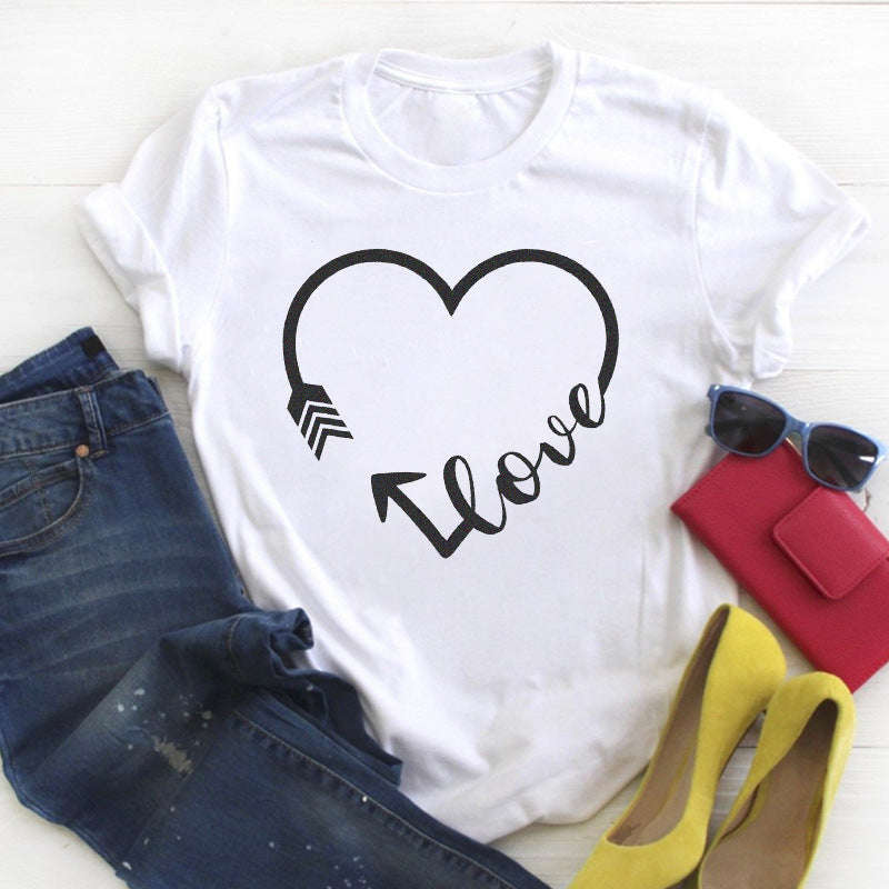 Couple Men's And Women's T-shirts