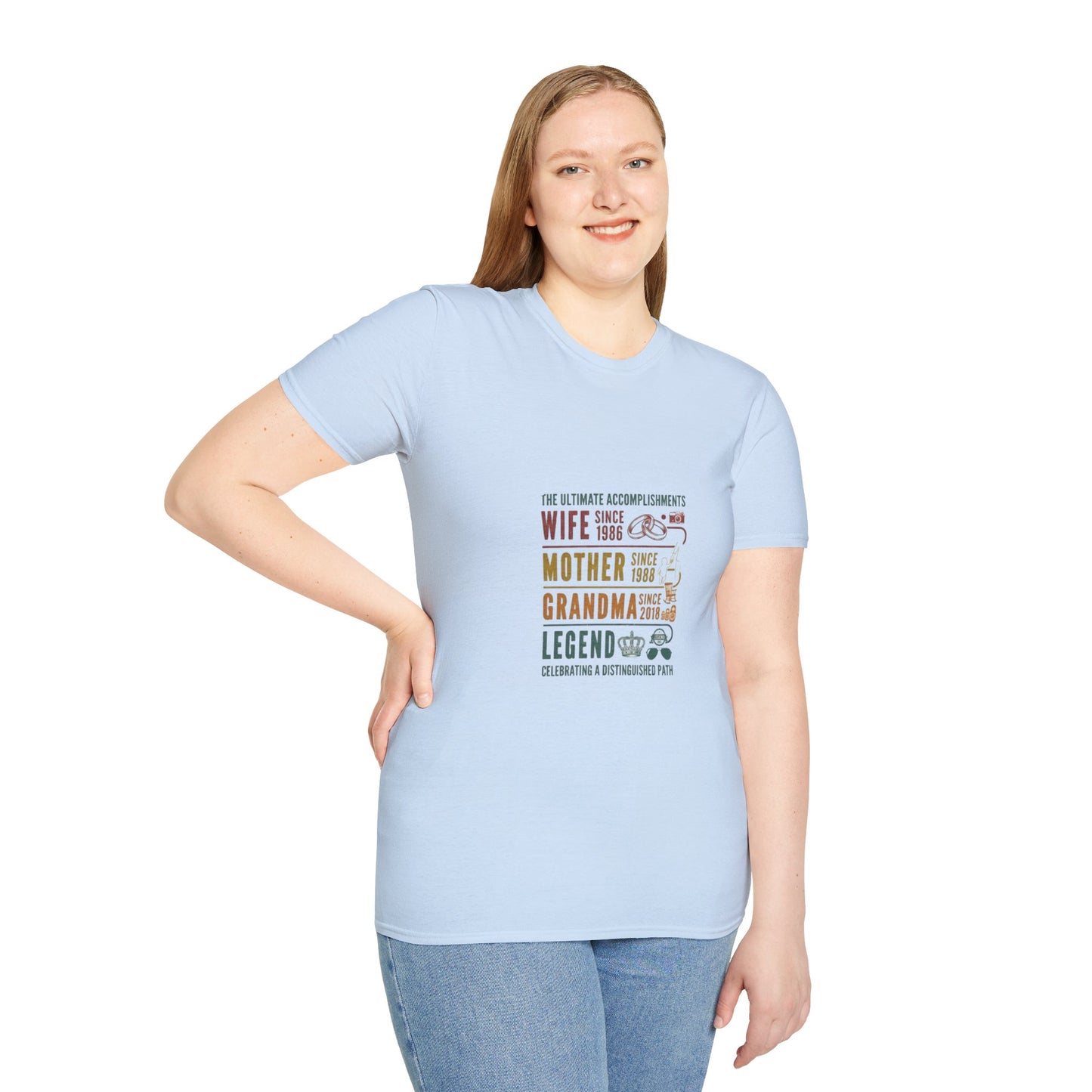 Wife Mother Grandma Legend T-Shirt – Funny Multigenerational Family Tee I Graphic Tee