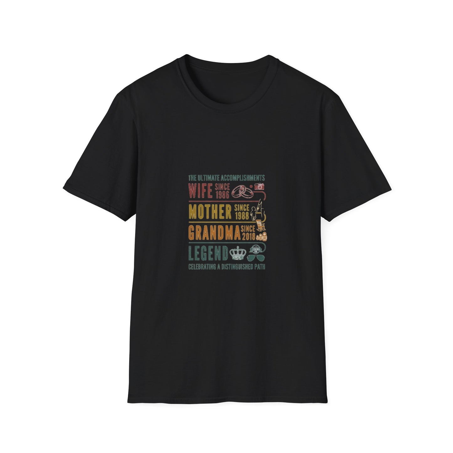 Wife Mother Grandma Legend T-Shirt – Funny Multigenerational Family Tee I Graphic Tee