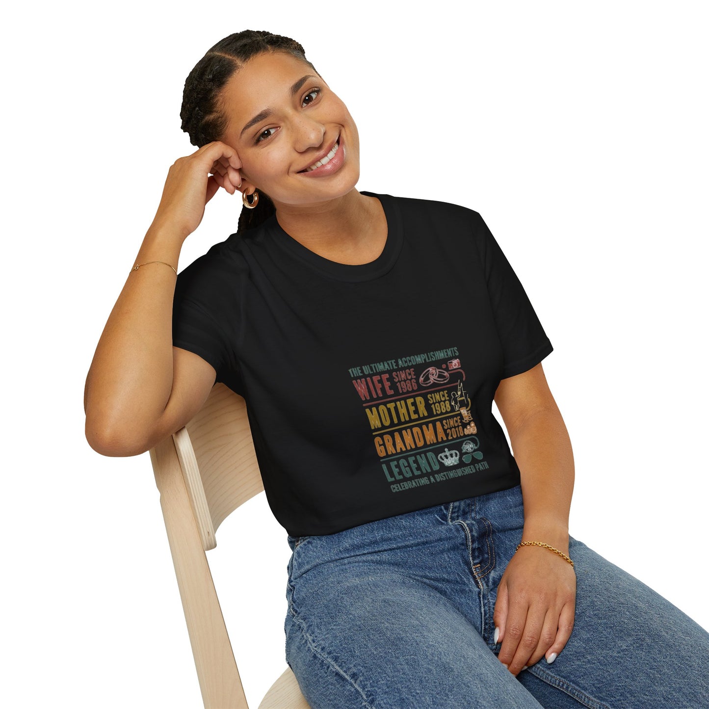 Wife Mother Grandma Legend T-Shirt – Funny Multigenerational Family Tee I Graphic Tee