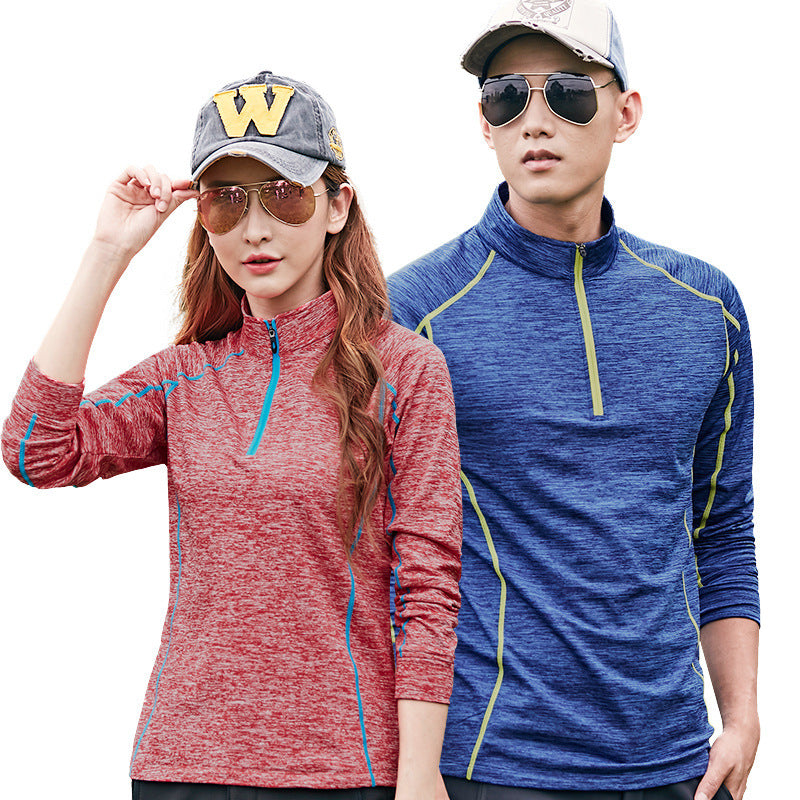 Couple warm yoga clothes