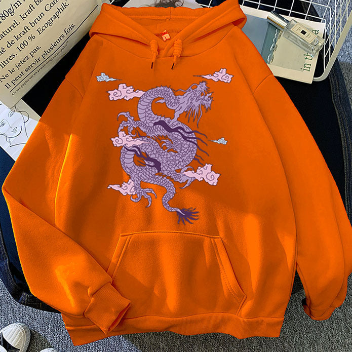 Dragon Hoodies Men Chinese