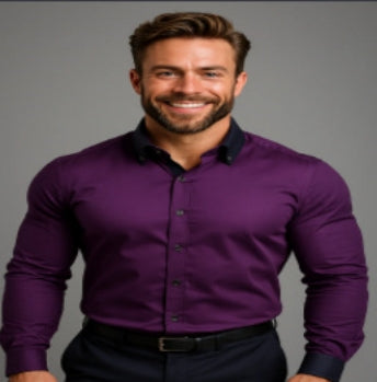 Men's Shirt Business Button Down Shirt