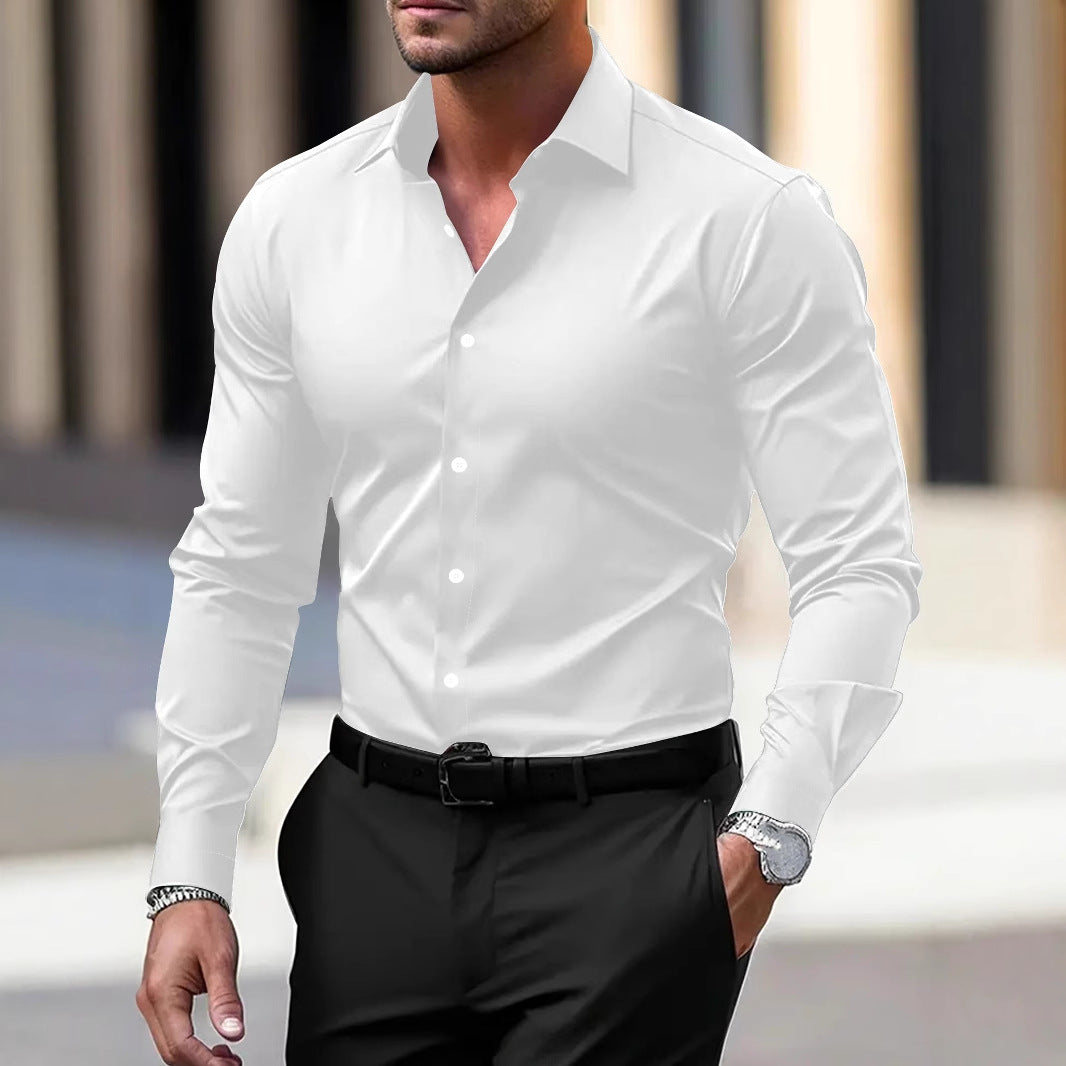 Men's Shirt Business Button Down Shirt