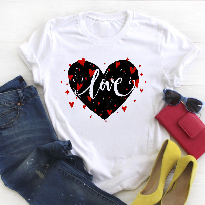 Couple Men's And Women's T-shirts