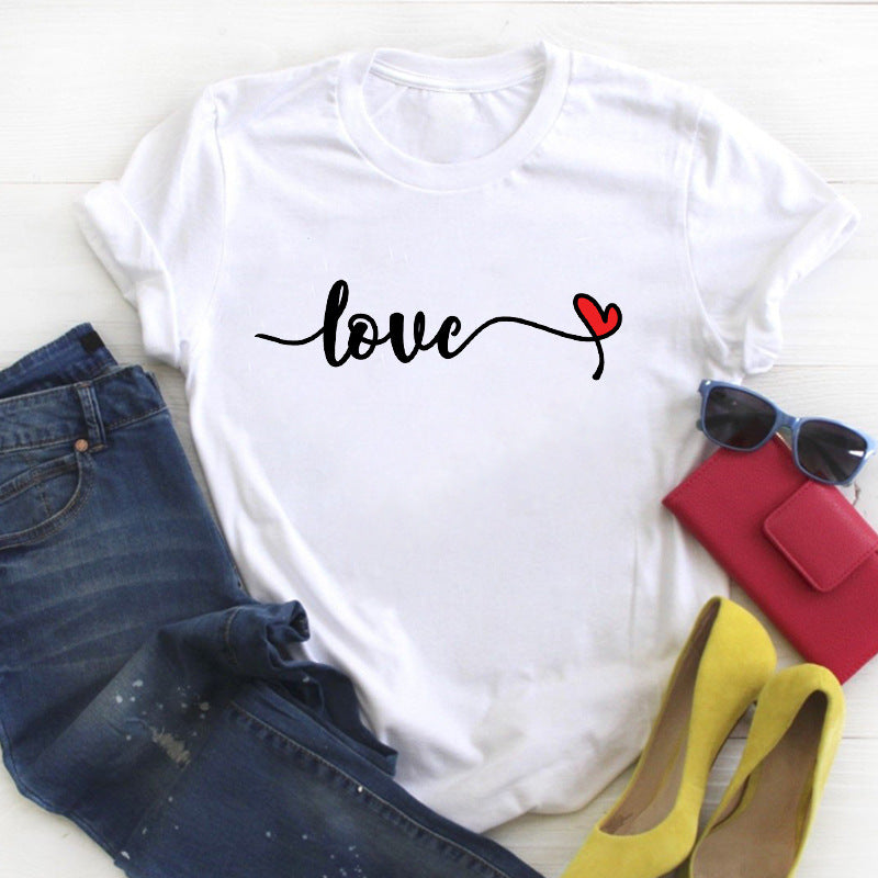 Couple Men's And Women's T-shirts