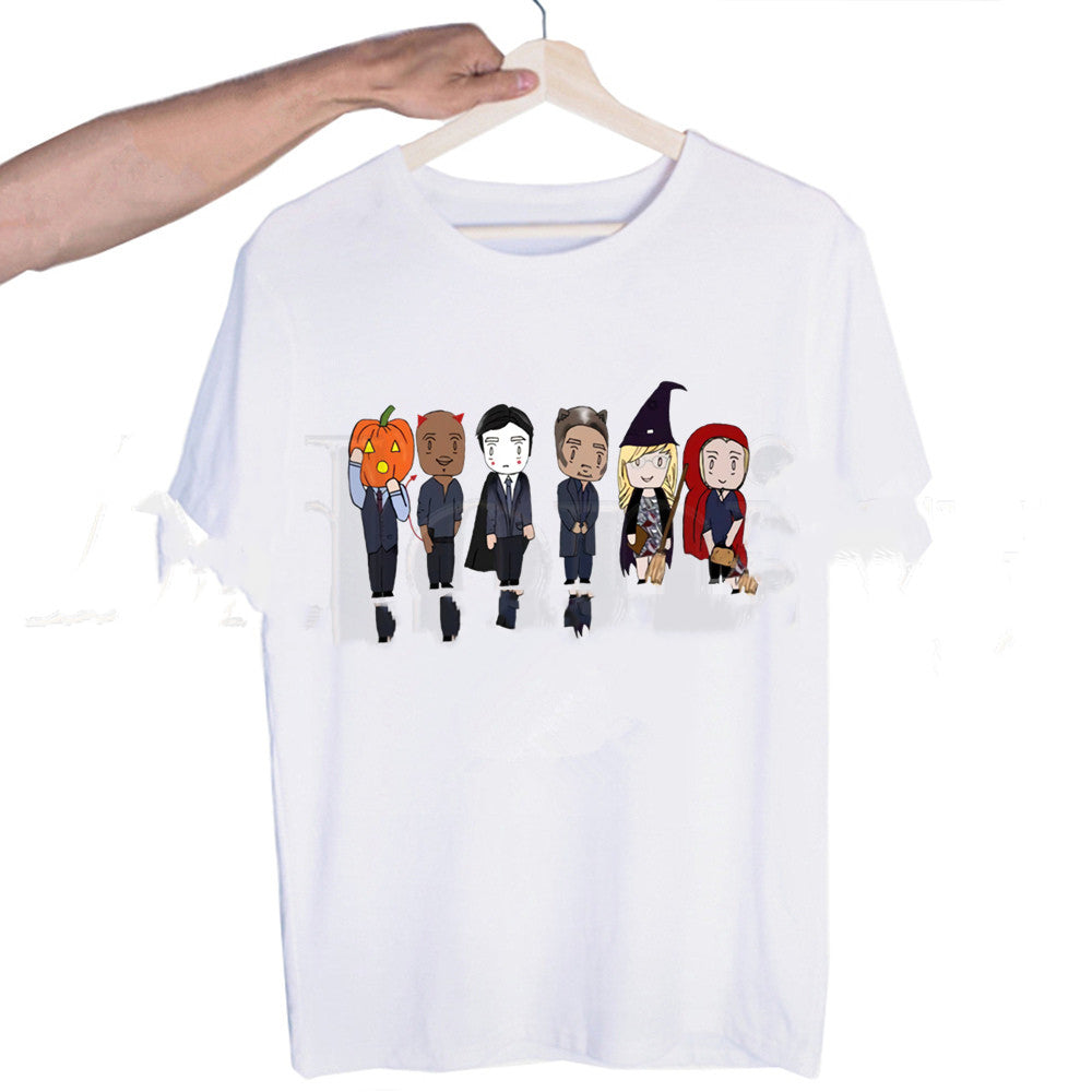 High Street Loose  Men's And Women's Short Sleeve T-Shirts
