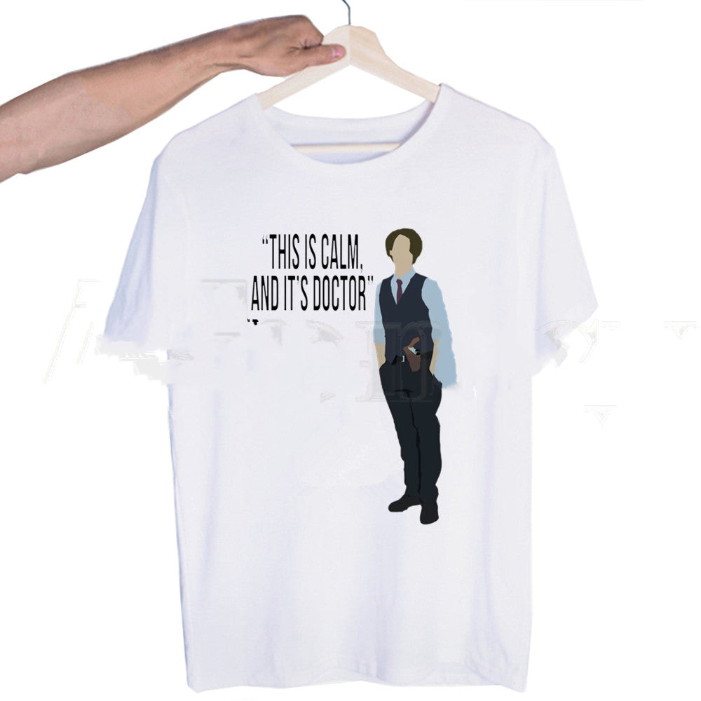 High Street Loose  Men's And Women's Short Sleeve T-Shirts